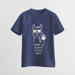 Polo - Coffe is Always a Cool Idea - Azul
