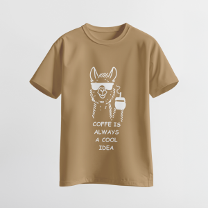 Polo - Coffe is Always a Cool Idea - Marrón