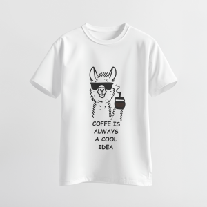 Polo - Coffe is Always a Cool Idea - Blanco