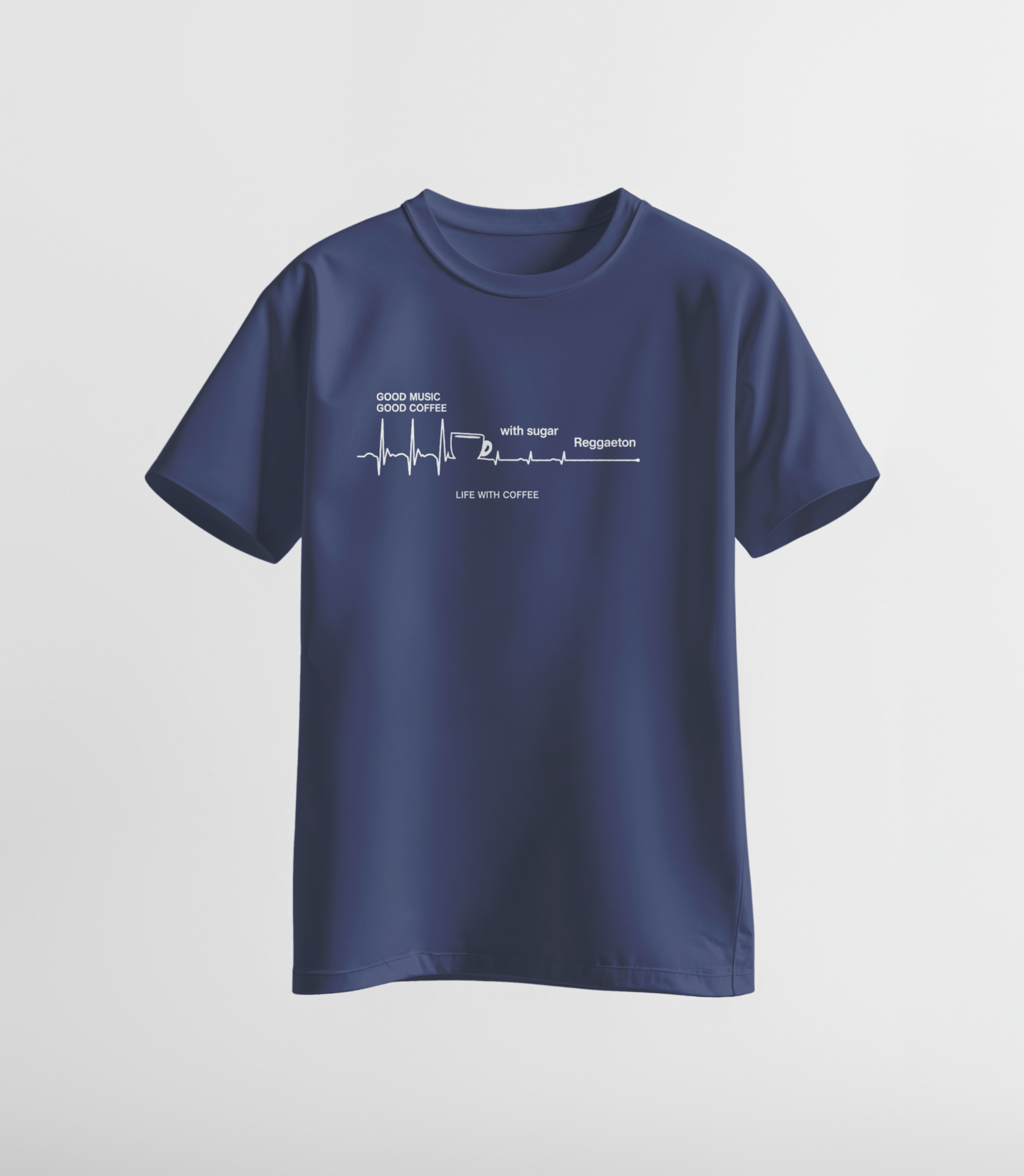 Polo - Life With Coffee - Azul