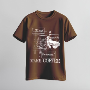 Polo - Barista Sketch - Marrón